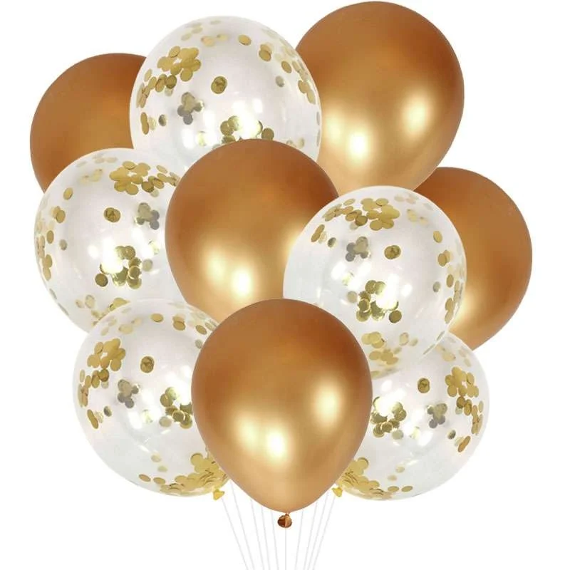 EASTTERN Hot sale 12 Inch metallic balloon set accessories for Ramadan decoration Eid Mubarak favors