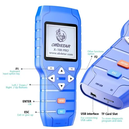 X100 PLUS X100 PRO X100+ Car Keys Programmer Auto Key Programming Device Immobilizer Key Programmer Machine
