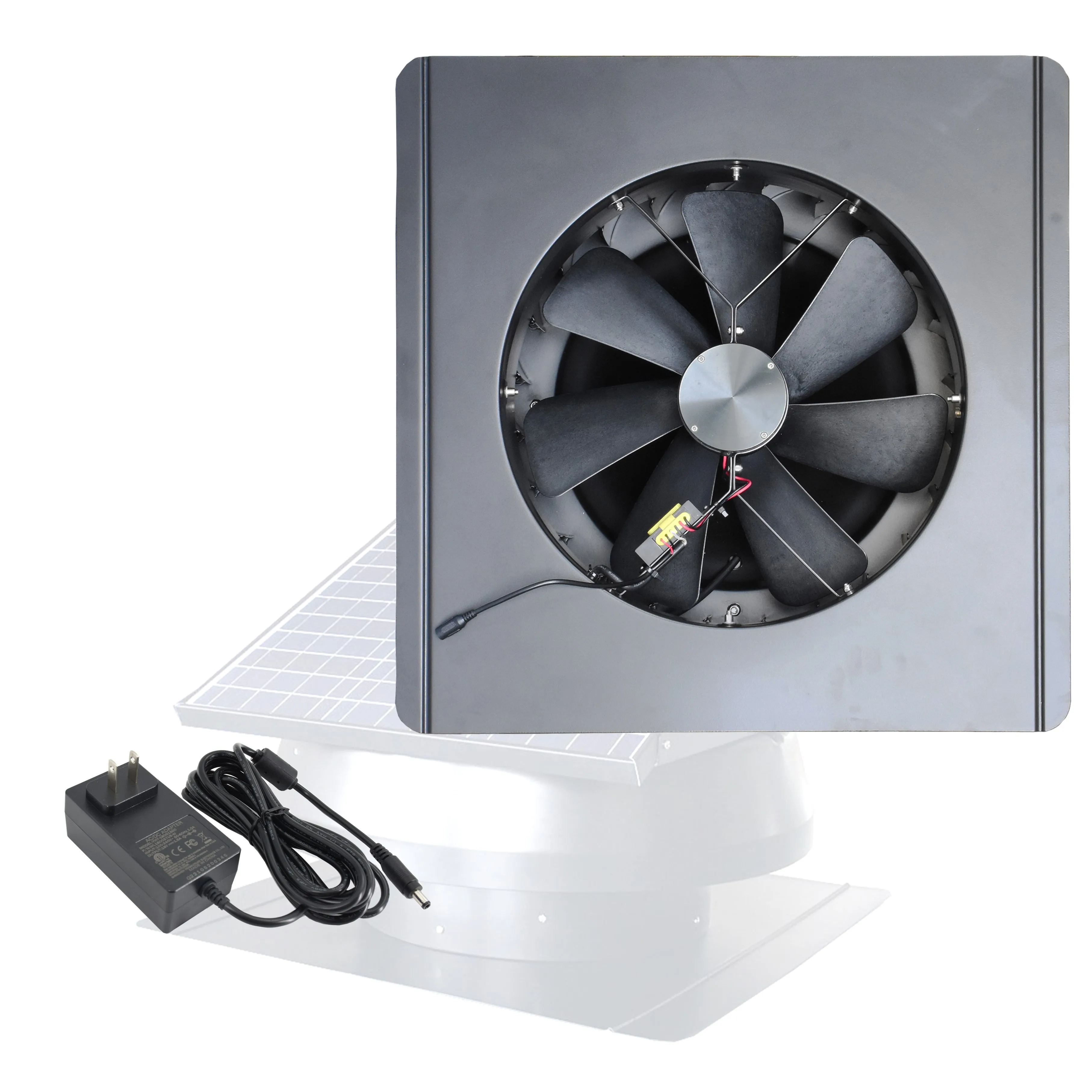 Sunny Day Night Ceiling Air Extractor Outdoor Eco Vent Tools New Type Industrial Heat Exhaust Roof Fan Solar Powered 7-Blade Fan