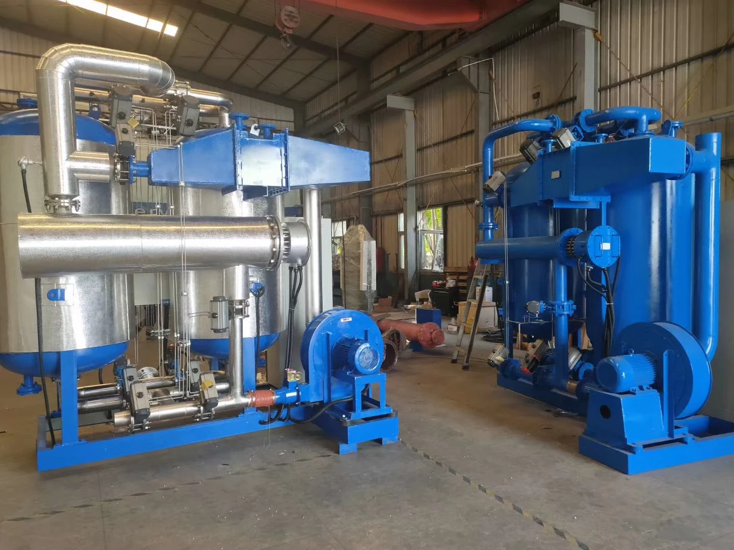 Zero Gas Consumption Blower Heated Twin Tower Desiccant Air Dryer