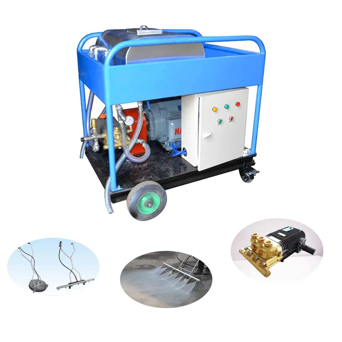 Rust Paint Remove Concrete Roughening High Pressure Water Jet Cleaning Cleaner Hydro Blaster Machine