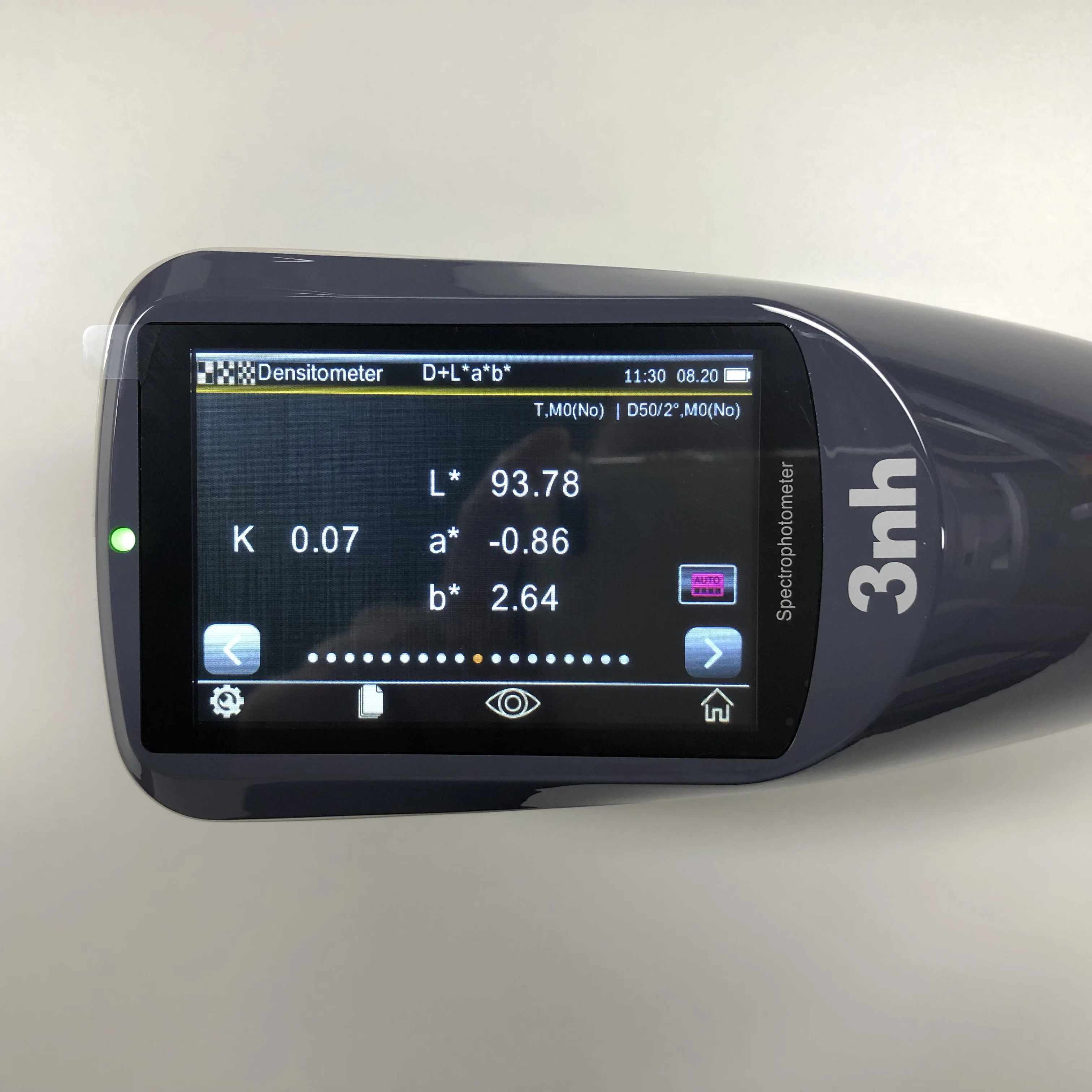 Xrite Exact Spectrophotometer Replacement Model 3nh YD5050 Spectrodensitometer with Pantone Color Code Software
