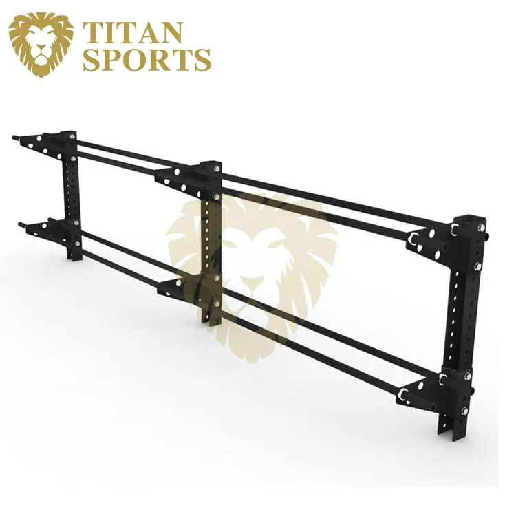 Two tier wall mounted soft wall ball rack