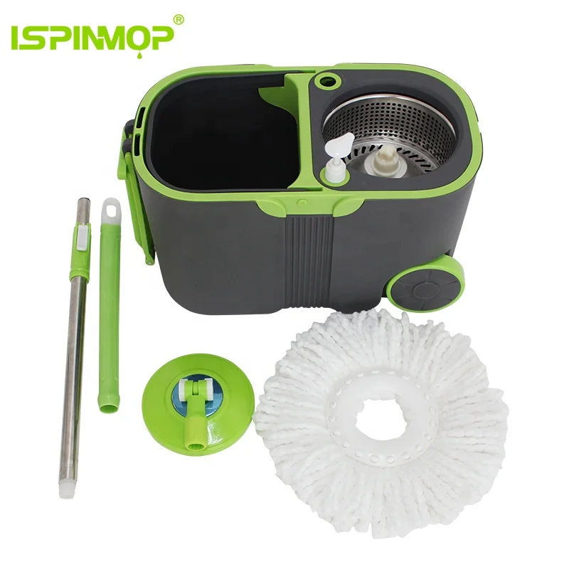 Hot Sale Household Cleaning Products Rotating Large Capacity Mop Set Household Large Roller Handle Double Drive Mop Bucket