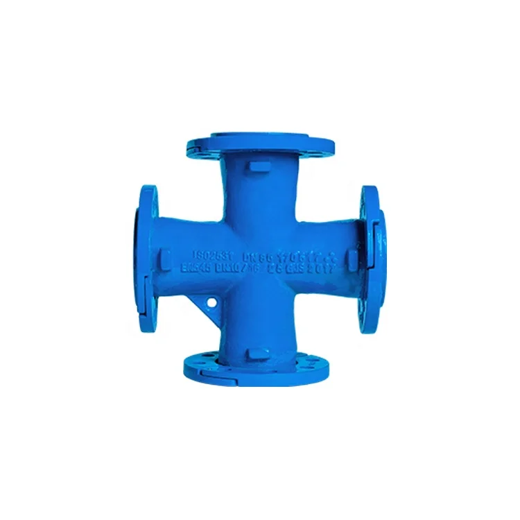Ductile Iron Double Loosing Flanged Pipe Fittings For PVC Pipes