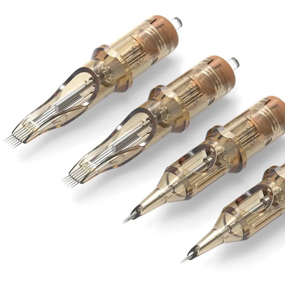 Wholesale OEM Brown Color Ambition disposable cartridge tattoo needles