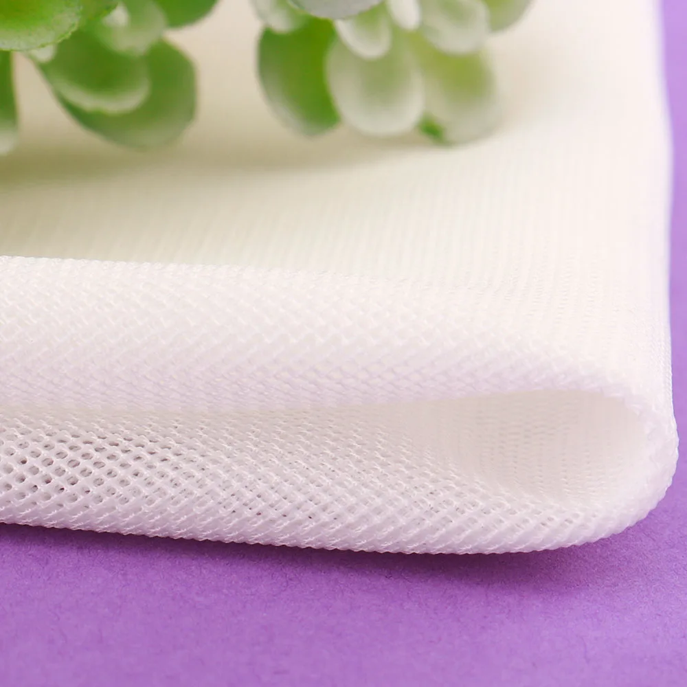 Honeycomb Recycled Tulle Skin Color 2 Way Stretch Fabric Bridal Wedding Dress Tulle Fabric