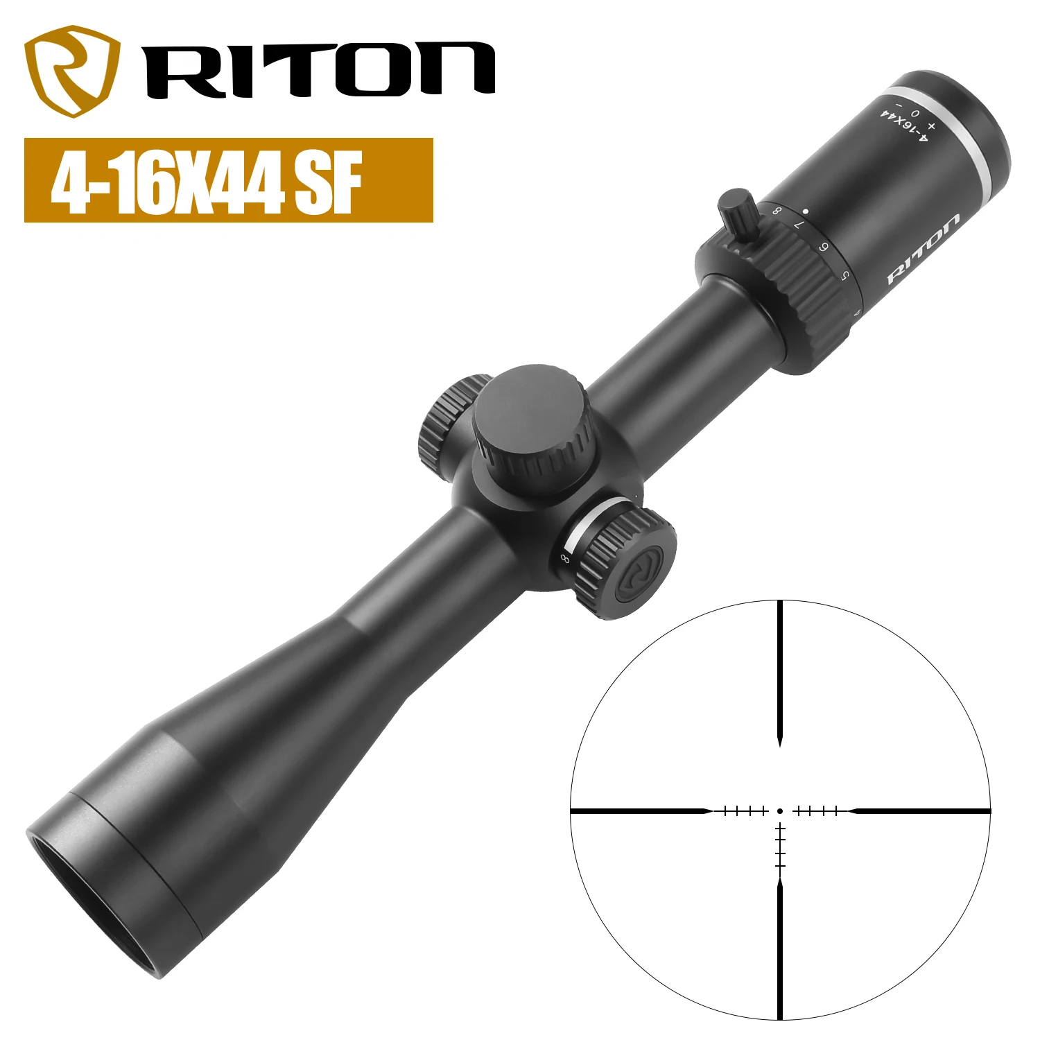 RITON 1 PRIMAL 4-16x44 SFP Long Range Scope Outdoor Hunting Equipment HD Glass Zero Resettable Scopes & Accessories