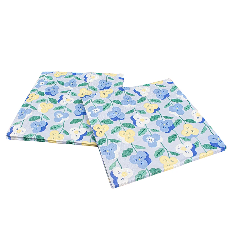 High quality custom logo servilletas de papel tissue dinner paper napkins serviettes