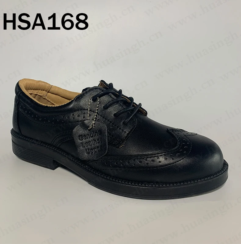 LXG,nice Quality Full Grain Leather Hard Wear Work Safety Shoes Steel Toe Insert Anti-puncture Manager Safety Shoes HSA170