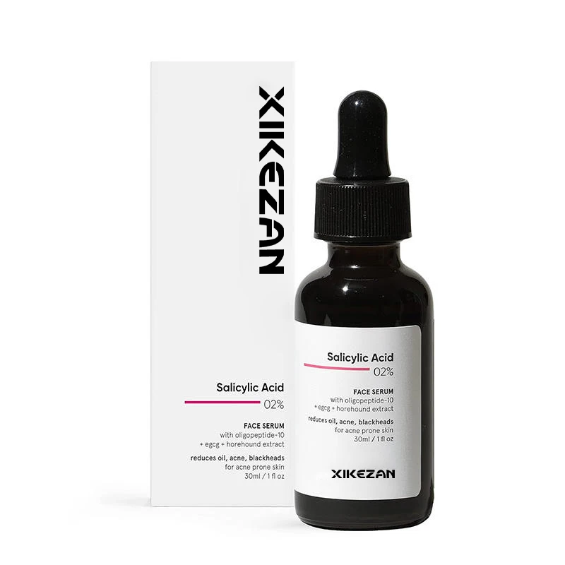 Custom 2% Salicylic Acid Serum For Acne Blackheads Reduces Excess Oil Bumpy Texture Based Exfoliant for Acne Prone or Oily Skin