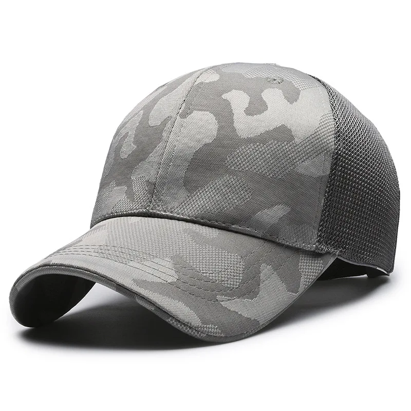 New Trend Soft Mesh Sports Caps Structured Custom Logo Hats Classic Camouflage Baseball Cap
