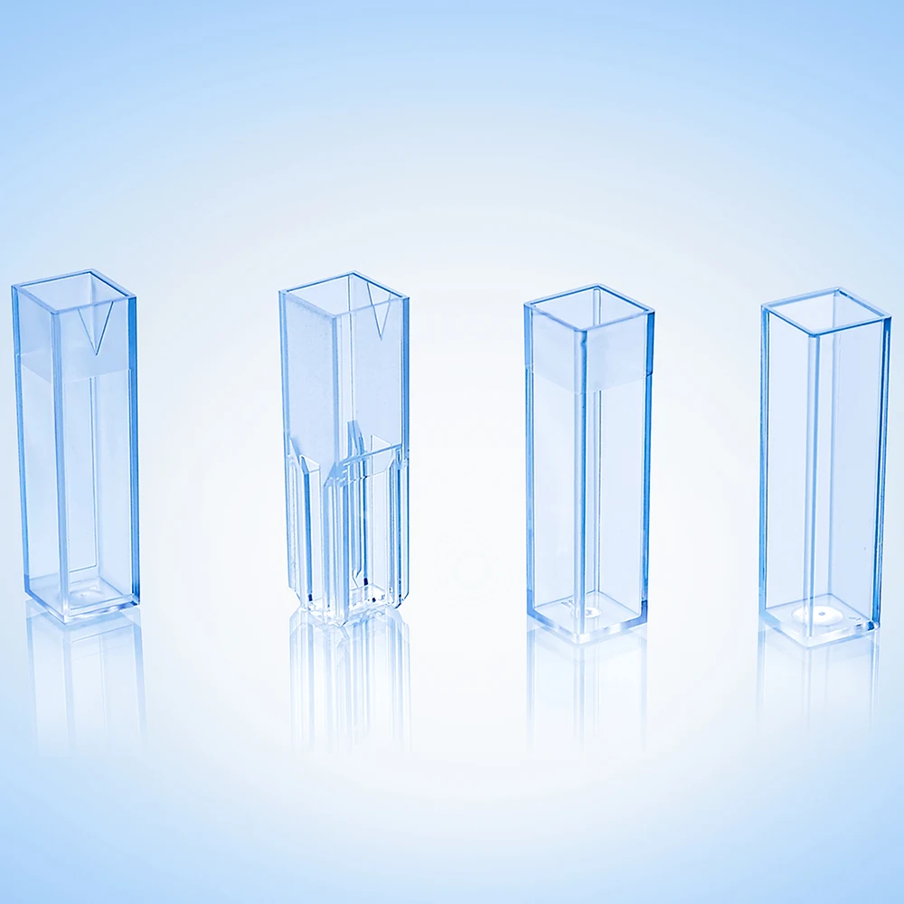 Rectangle cuvette sample cups for chemistry analyzers