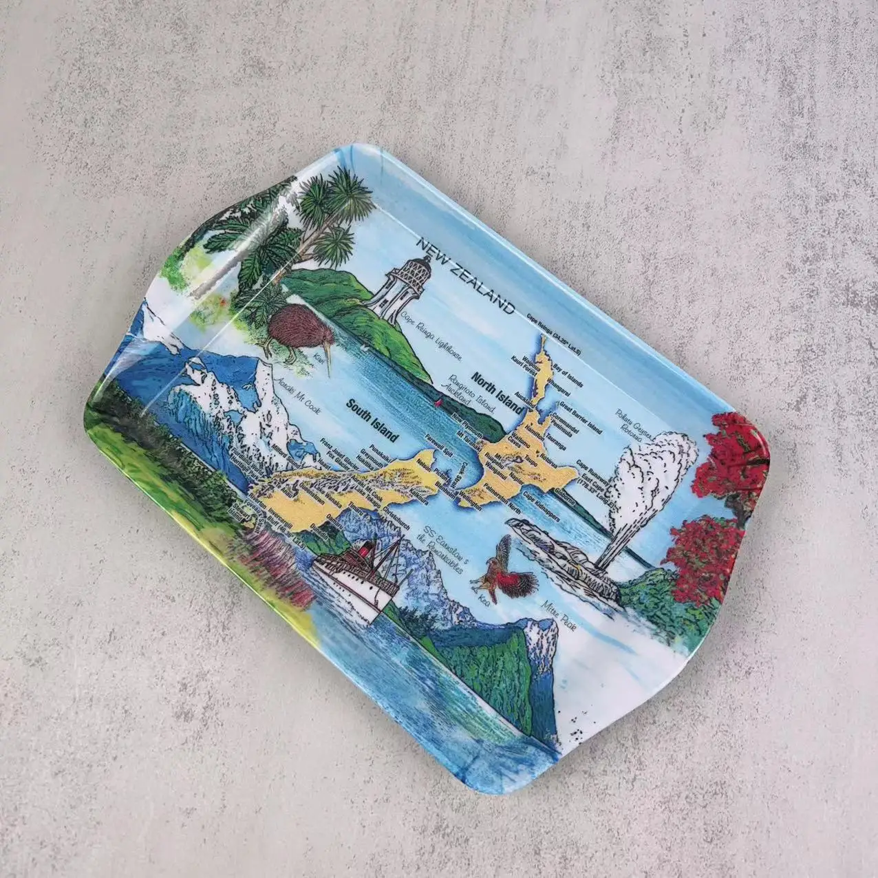 Wholesale Custom Printed Melamine Plastic Tray Food Grade Melamine Serving Trays