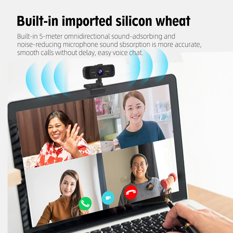 Cheapest Trust 1080 2K 4K USB PC Laptop Streaming Webcam with Privacy Cover