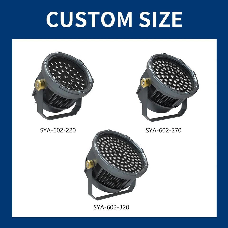 SYA-602 Adjustable Beam Angle reflector light architectural design LED projector lamp