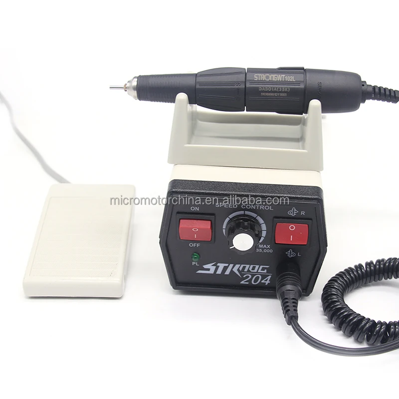 Surgical Polishing Machine Portable Dental Electric Handpiece Motor 35000rpm Strong Micromotor 204