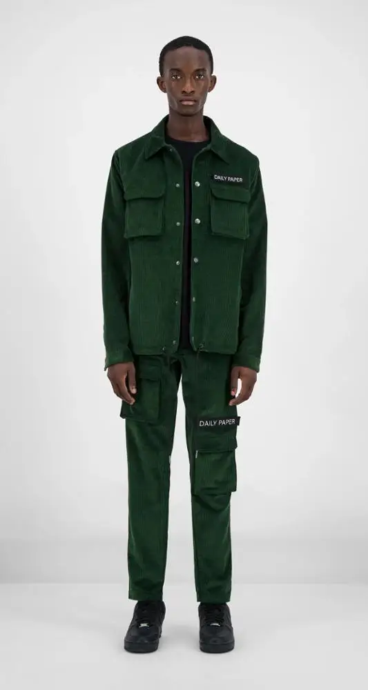 Fashion Men Casual 100% Cotton Corduroy Cargo Various Colors Corduroy Jacket