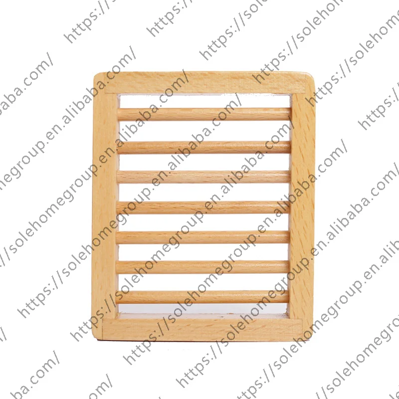 home bamboo wood soap box holder, double layer draining soap box hand craft bathtub shower dish accessories keeps soap dry