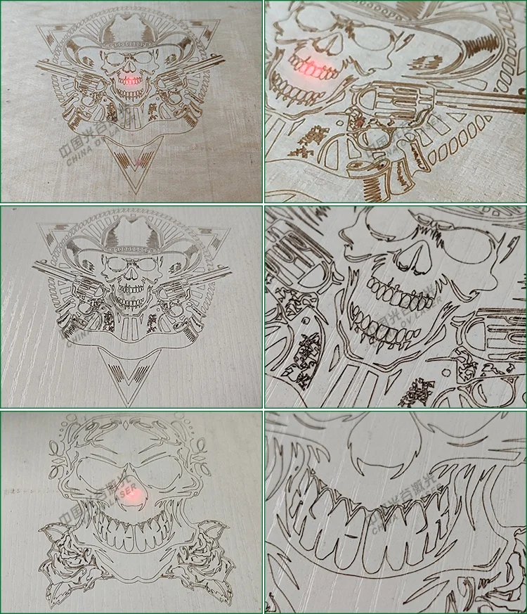 CO2 laser marker marking non metal material surface leather wood acrylic 20w 30w 60w