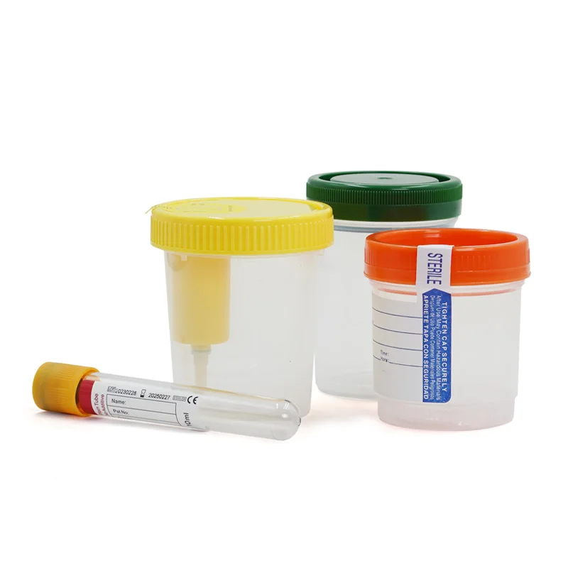 Одноразовый контейнер для мочи с иглой вакуум 10 мл