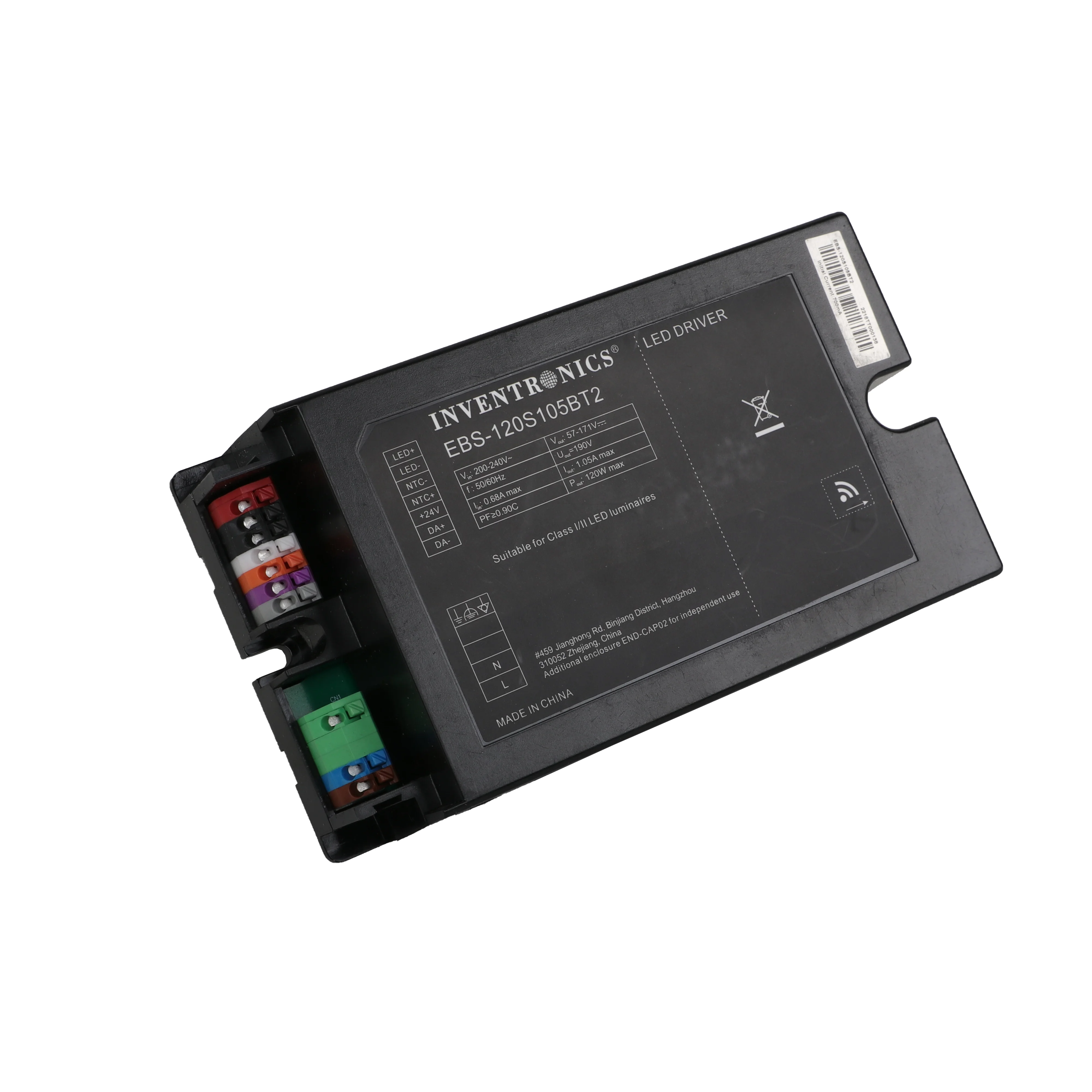 Inventronics затемнения светодиодный драйвер 120W 16V с цифровым адресным интерфейсом-2 питание шины 8-летней