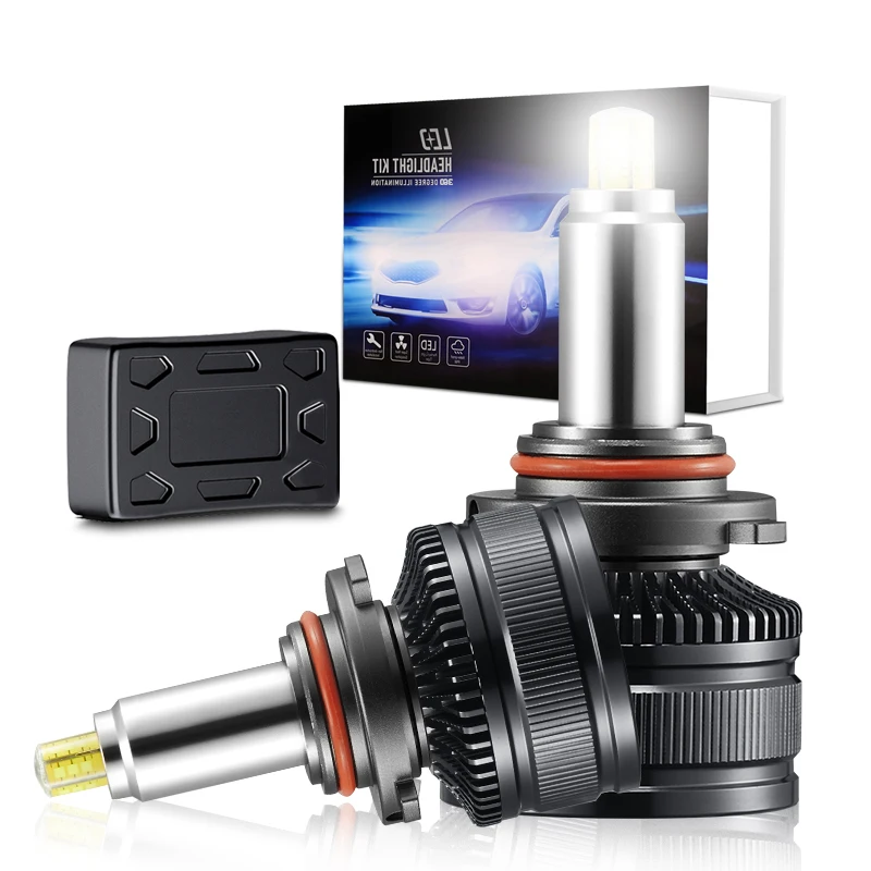 Auto Lighting System 360 degree High Speed Cooling Fan H8 H9 H11 Led Light Headlight 9005 9006 T9 Car H7 Led headlights kit