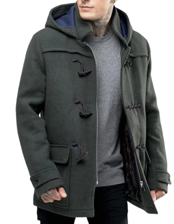 customize  warm winter Wind Coat Men youth unisex casual Overcoat long wool Trench Coat oem