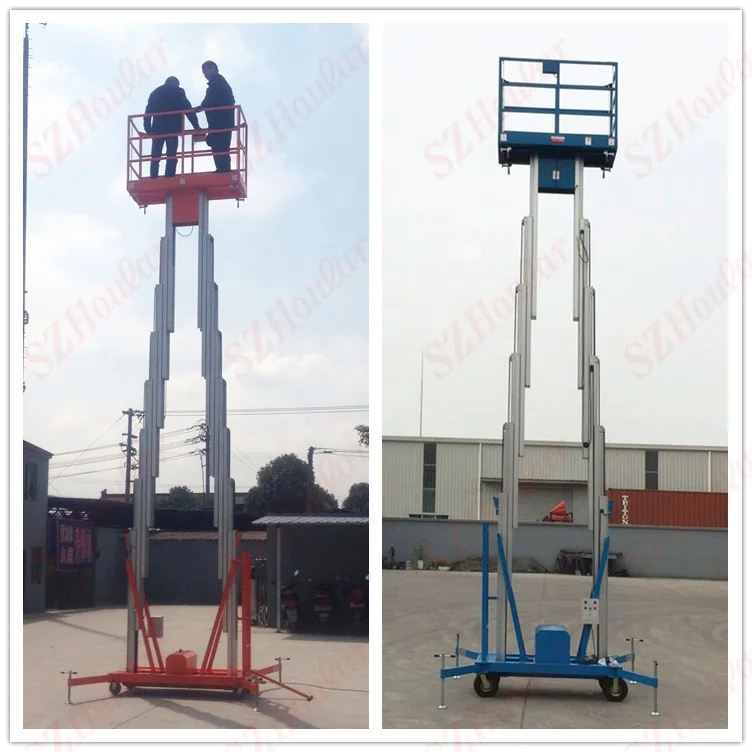 light weight platform lifts electric aerial work platform gtwy-12 portable work platform hydraulic