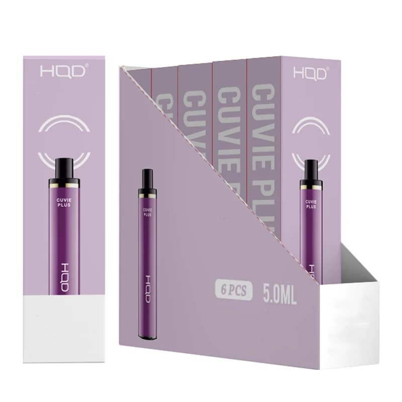Заводская цена оригинальный производитель HQD горячая Распродажа Vape Pod Cuvie Plus 1200 затяжек аккумулятор 950 мАч 5%