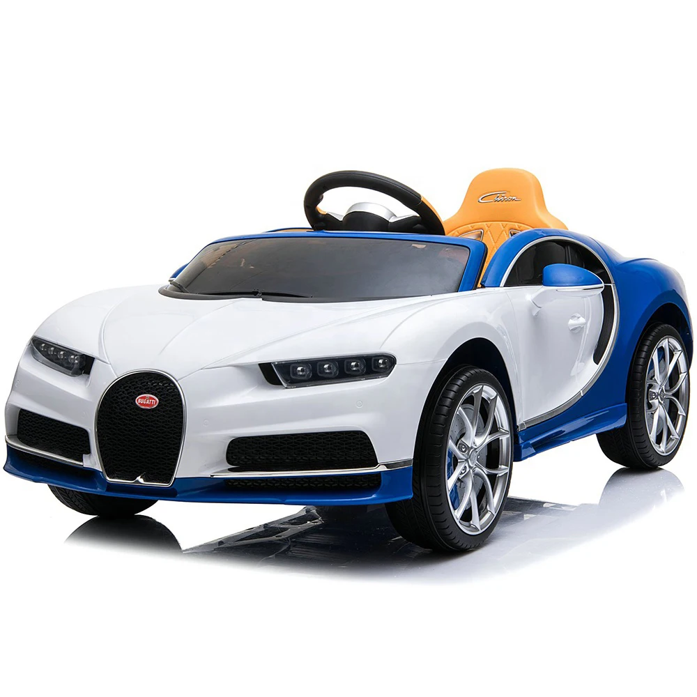 Лицензированный детский электромобиль bugatti 2019 года, электромобиль 12 в, электроколесо