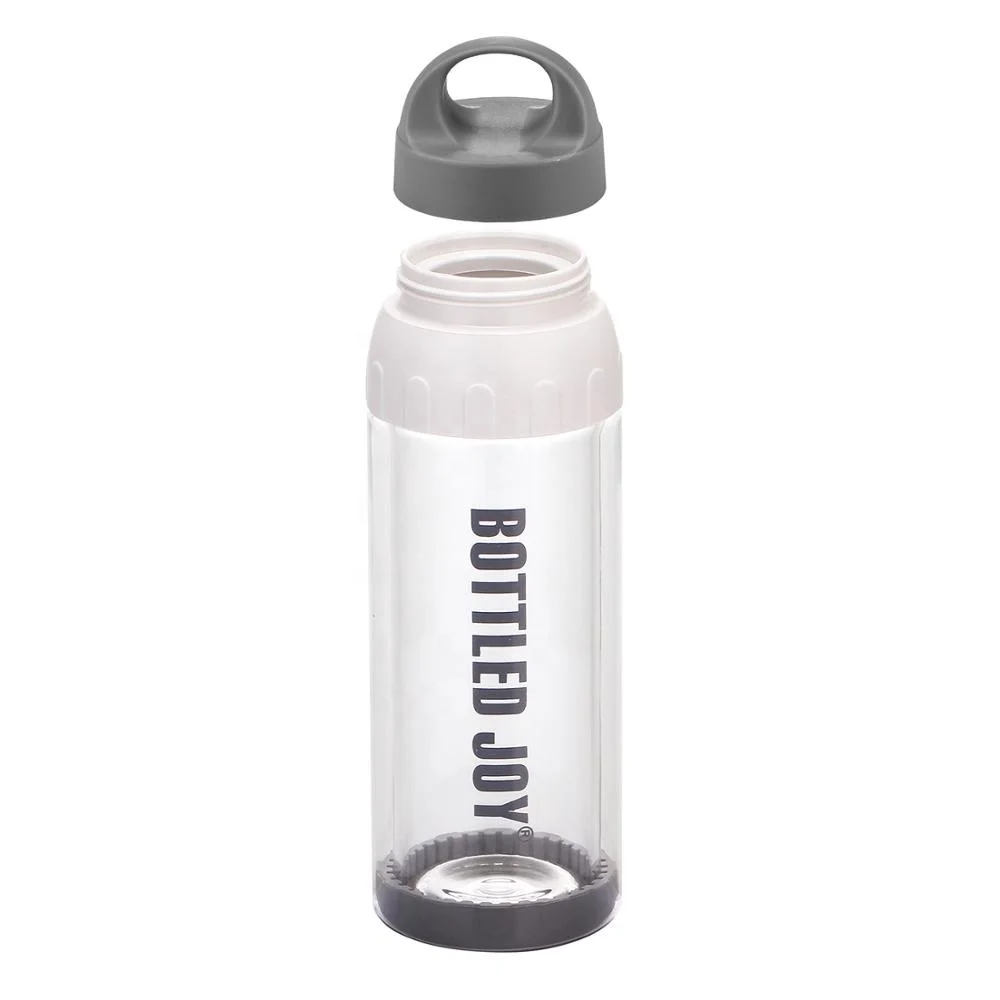 Glass Water Bottle Shatter-proof 16oz Leak-proof Lid Heat Insulated Reusable BPA-Free Smoothie Container Dishwasher Safe for Dri