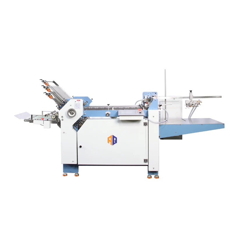 Easy to Operate 180m/min Double Sheet Detection Automatic Leaflet Paper Folding Machines