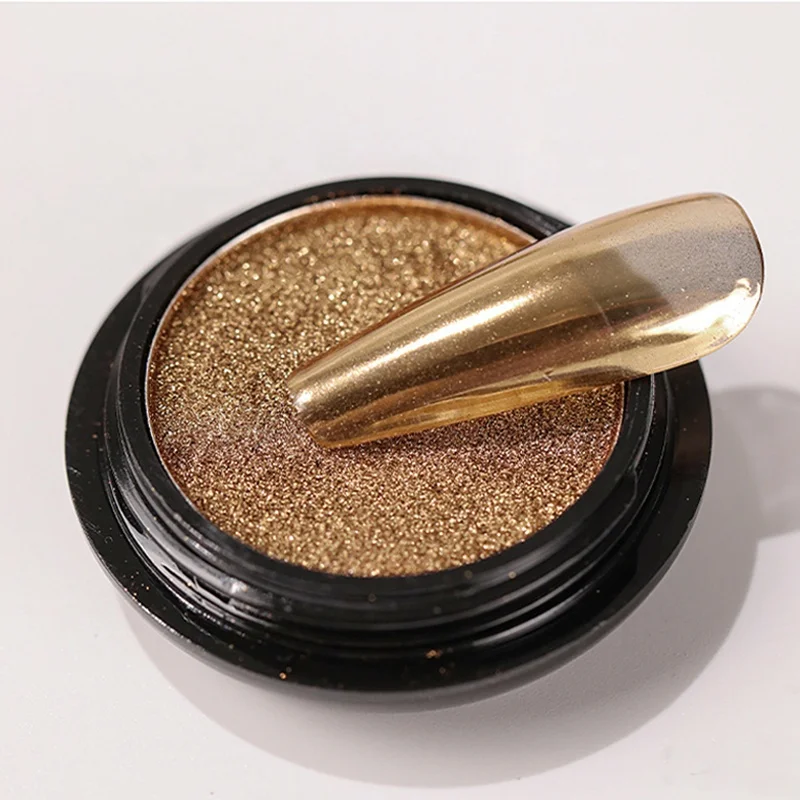 Laser Manicure Nails Kit Pigmented Chrome Dipping Glitter Magic Mirror Solid Nail Acrylic Powder