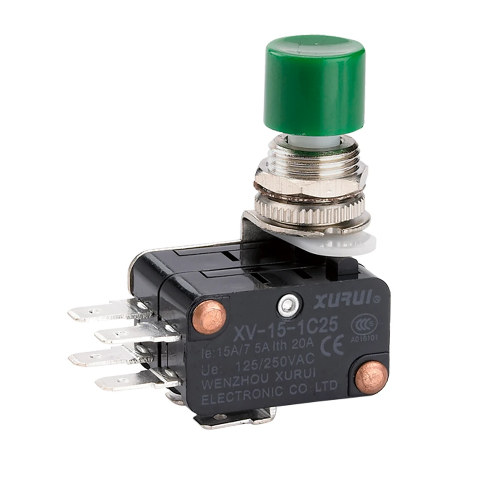 Spdt push button micro switch