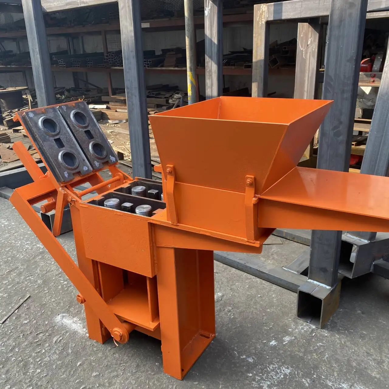 QMR2-40/QMR1-40 manual Interlocking Block Machine(SHENGYA BRAND)