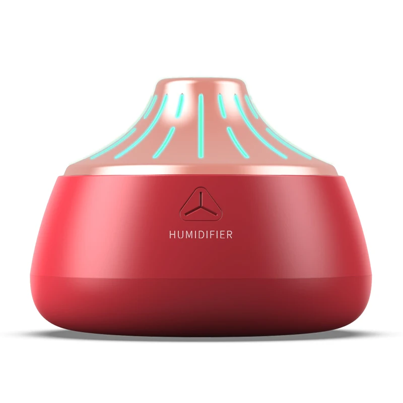 latest on sale Volcano Humidifier Add Moisture OEM color Good design and decoration  humidifiers wireless USB Christmas gift