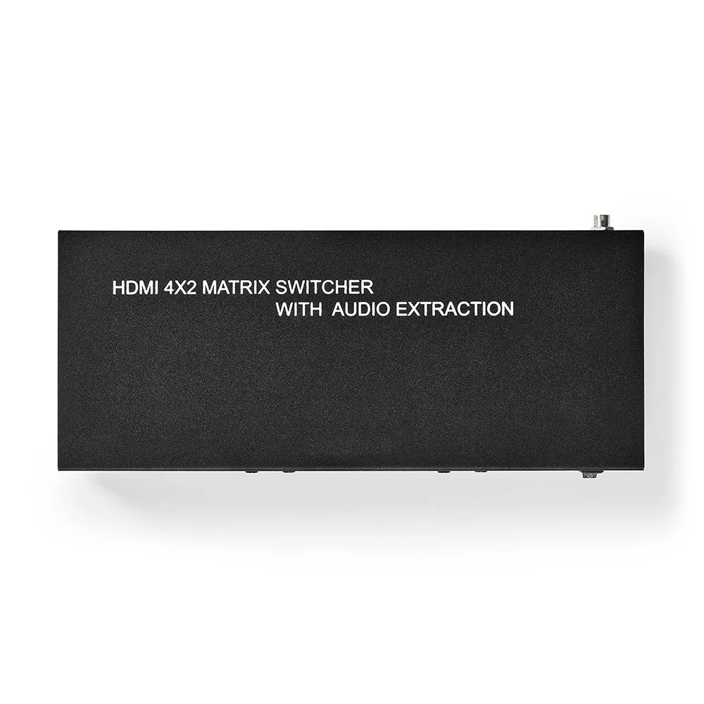 Матричный коммутатор Gmax с 4 входами 2 выходами 4K Hdmi сплиттер ИК-пультом дистанционного управления