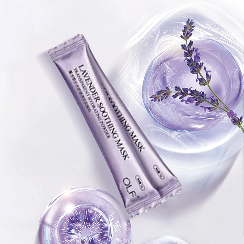 Private Label Custom Lavender Gel Moisturizing Hyaluronic Acid Crystal Peel Off Rubber Powder Hydro Jelly Face Mask