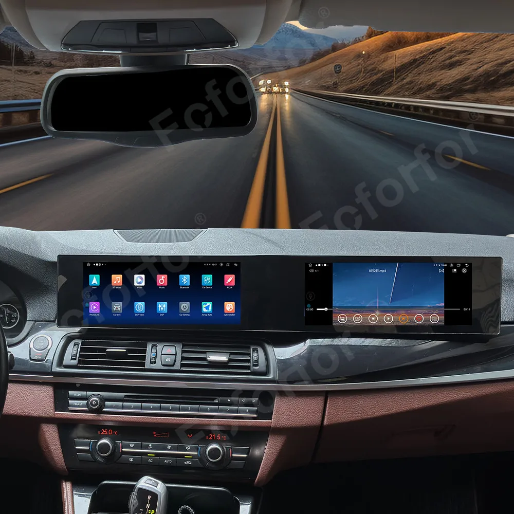 12.3 Inch Android 13 Carplay For BMW 5Series F10 F11 2010-2017 Auto Stereo With GPS Navigation WIFI Mirrorlink Radio Head Unit