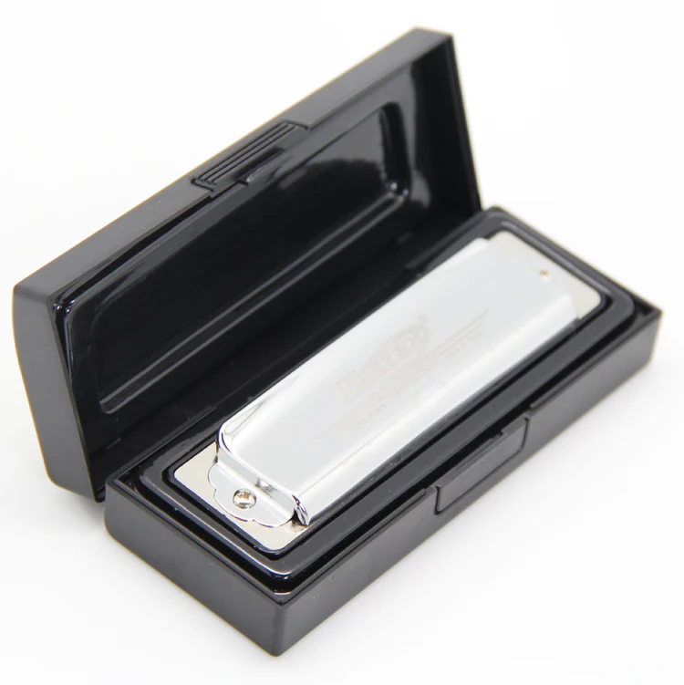 Fashion Style Musical Instruments Personalize silver Harmonica Blues Education Harmonica 10 Hole