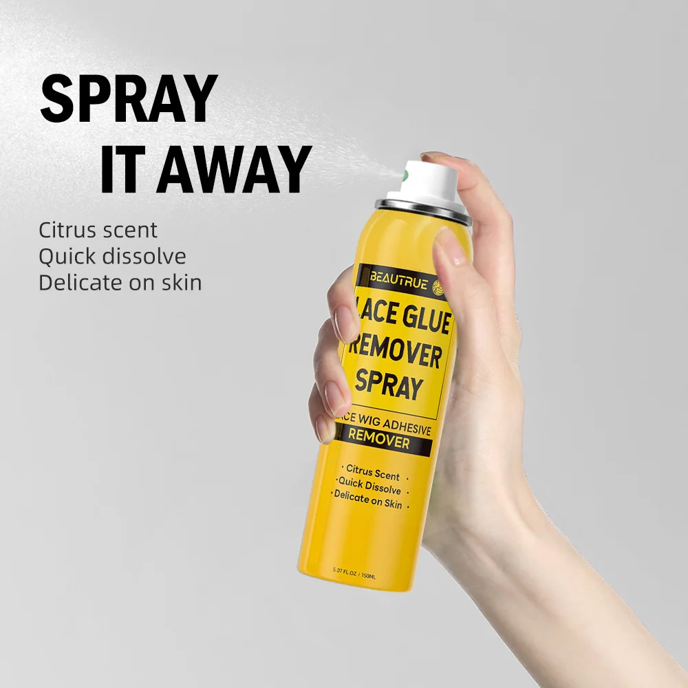 Free Sample 250mL 150mL 100mL 80mL Lace Wig Glue Remover Spray Waterproof For Adhesive Holding Aerosol Melt Remover Spray