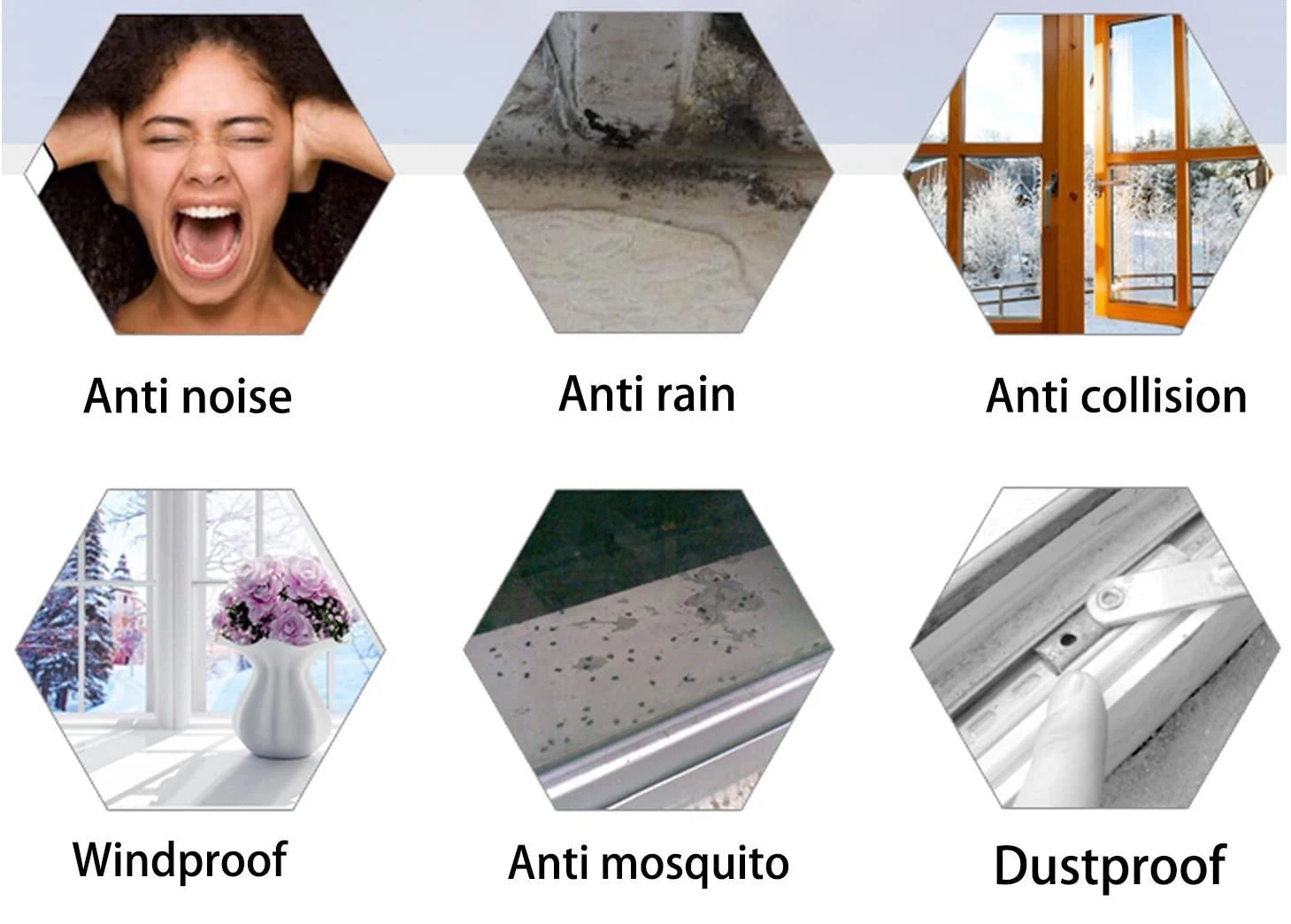 High Quality Anti-Collision Sealing Strip Door Frame Seal Brush Door Seal