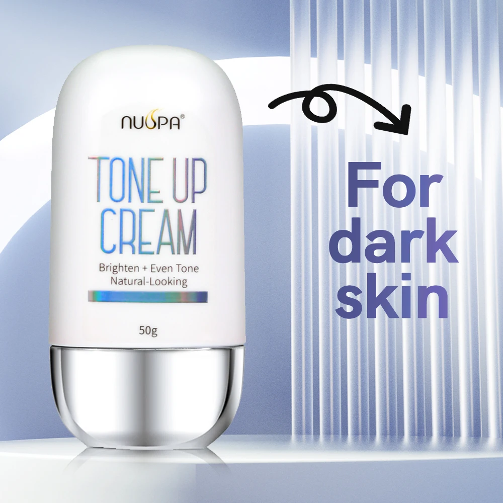 NUSPA Private Label 3 In 1 Rejuvenating Moisturizer Facial Cream Black Skin Radiance Makeup Whitening Cream