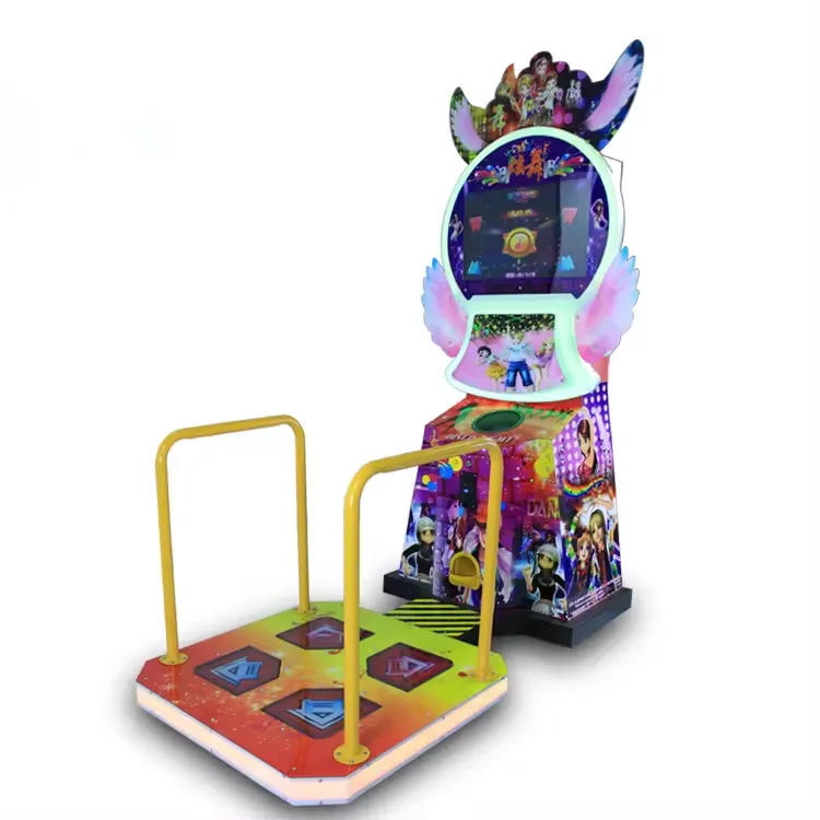 Low Price Indoor Coin Operated Dance Machine Pump It up Just Dancing Arcade Game Machine for Sale