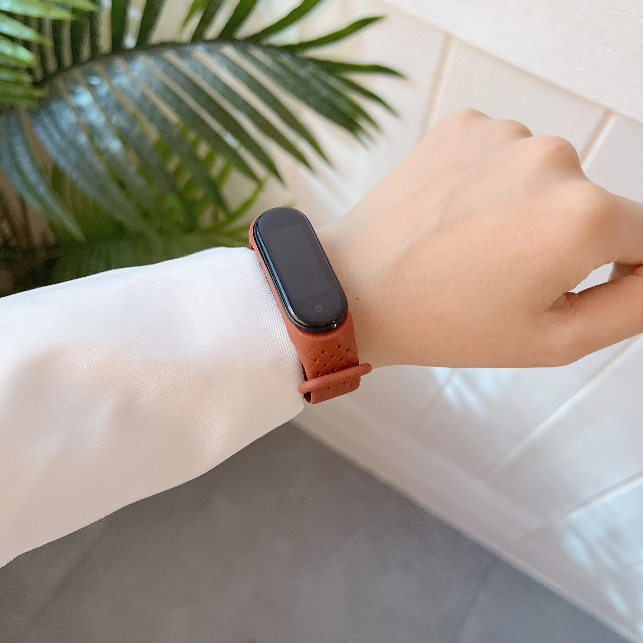 Sport Wristband Soft Silicone Adjustable Rubber Smart Watch Strap Band For Amazfit Xiaomi Mi Band 5 6