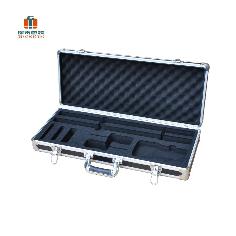 Factory Custom guitar instrument storage case aluminum alloy case custom equipment case
