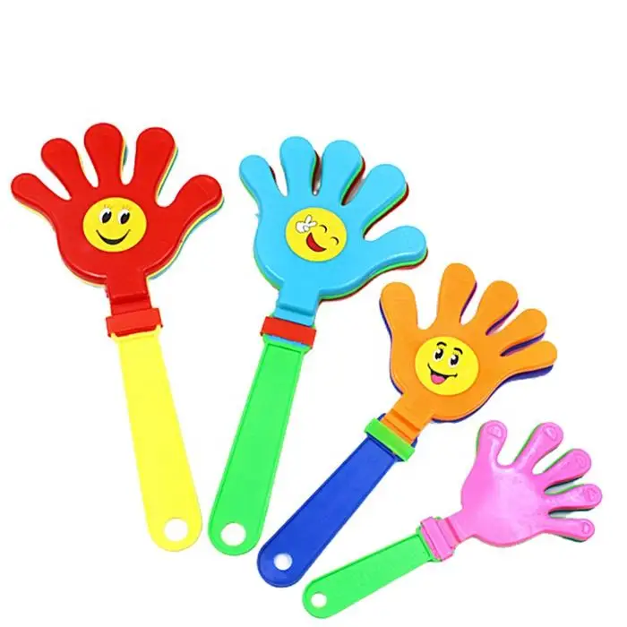 FOCUS Custom Logo Plastic Hnad Clapper Concert Party Festival Sports Hand Clapper Noise Maker Promotional Gift Event Supply