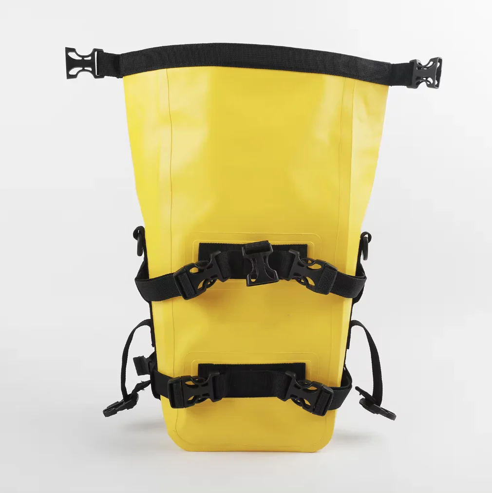 SOLO WILD   Motorcycle Side  Waterproof Motorbike Tail Waterproof Design, Adjustable Webbing Guard Bag