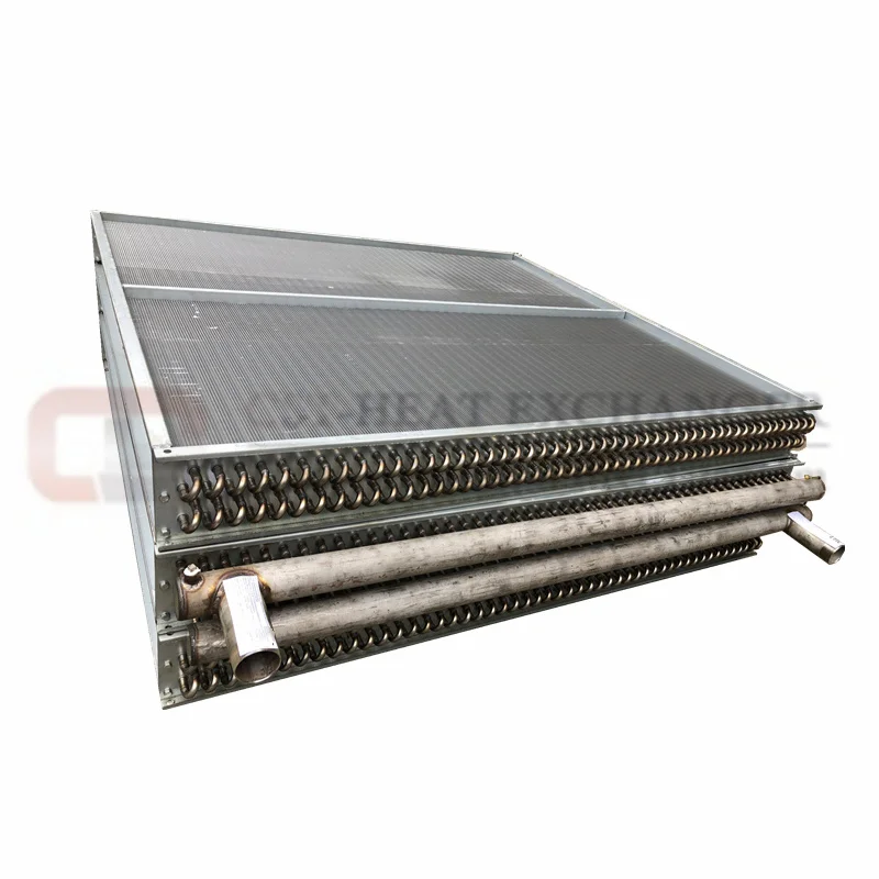 Coil Heat Exchanger For Large Air-Cooled Climate Equipment Such As Rooftop Air-Cooled Chillers